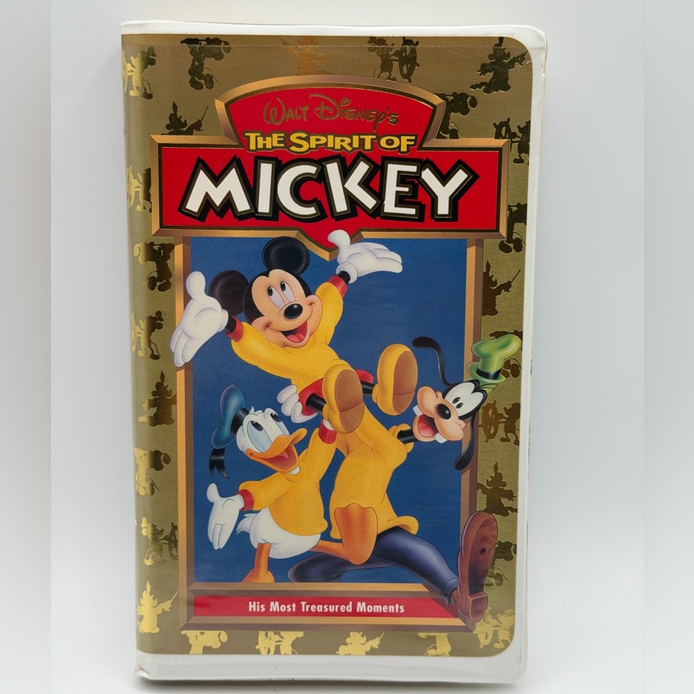 The Spirit of Mickey (VHS, 1998) Clamshell Case With Steamboat Willie